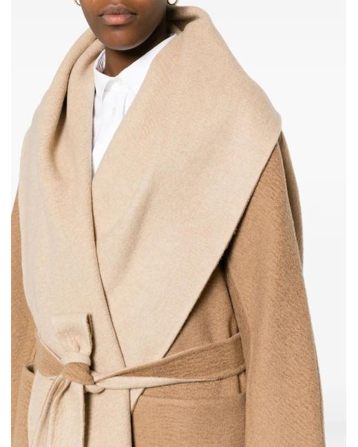 Max Mara Brown Senna Reversible Camel Hair Coat