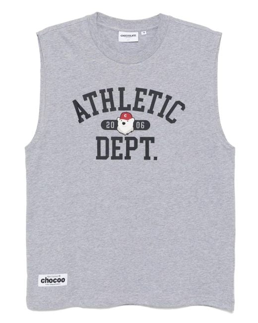 Débardeur À Imprimé Graphique Chocoolate pour homme en coloris Gray