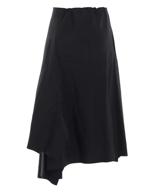 yohji yamamoto femme 2019AW ギャザースカート 黒 Yohji Yamamoto レディース ブルー ギャザースカート 【公式通販】