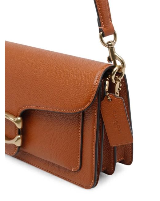 COACH Brown Tabby Leather Shoulder Bag