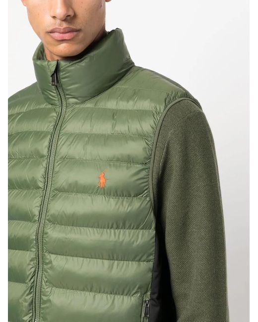 Polo Ralph Lauren Green Terra Hybrid Insulated Jacket for men