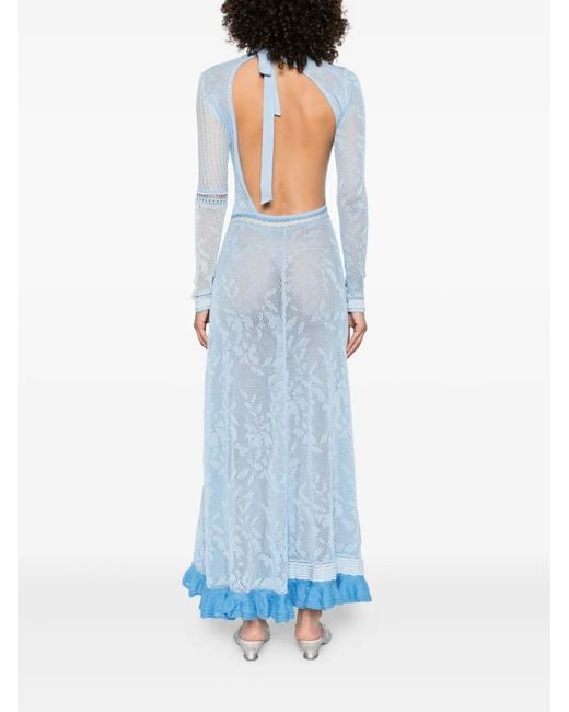 Robe Longue Cielo Roberta Einer en coloris Blue
