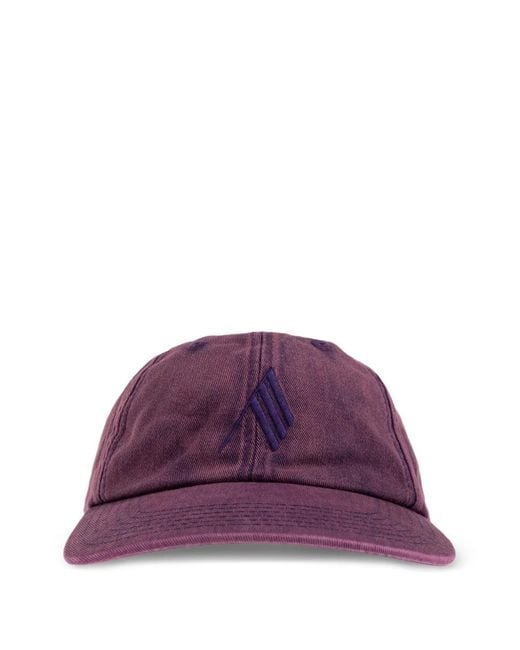The Attico Purple Embroidered Baseball Cap