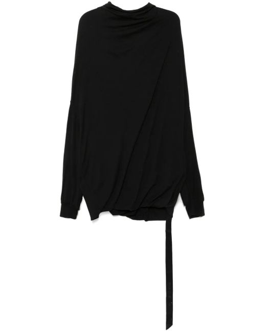 メンズ Rick Owens Shround Tシャツ Black