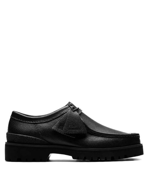 Clarks Scotch-Grain Lace-Up Derby in Black for Men | Lyst display picture 1