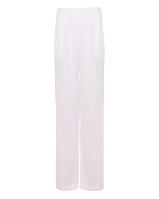 Lenny Niemeyer White Linen Trousers