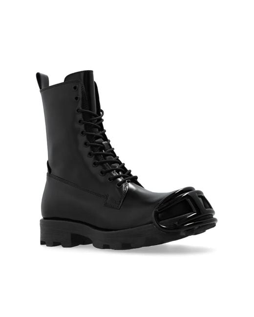 DIESEL Black Ankle Boots