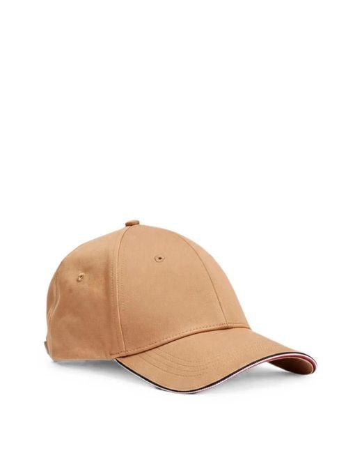 Tommy Hilfiger Natural Logo-Embroidered Cap for men
