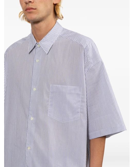 Comme des Garçons Gray Striped Shirt for men