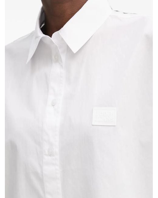 Joop! White Chemise Britney À Manches Courtes