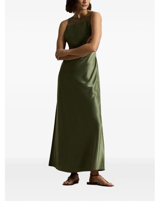 sheer green dress Oria Chiffon Mini Dress - Green main image 1