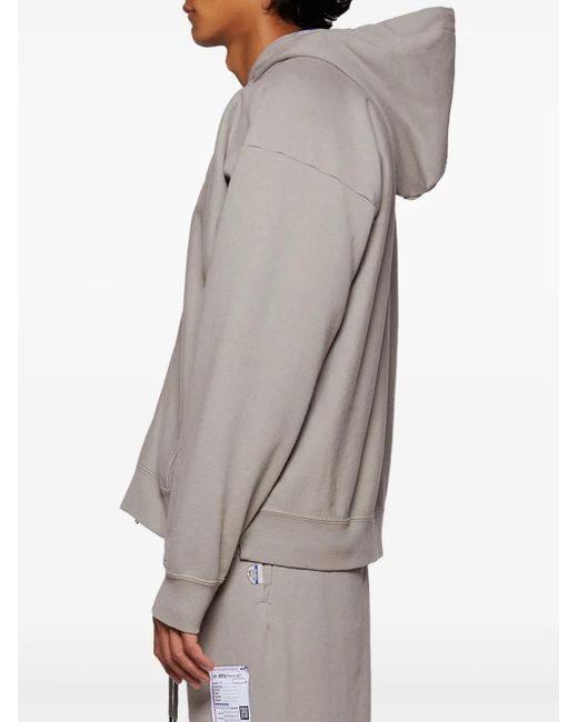 Maison Mihara Yasuhiro Hoodie Mit Logo-Patch in Gray für Herren