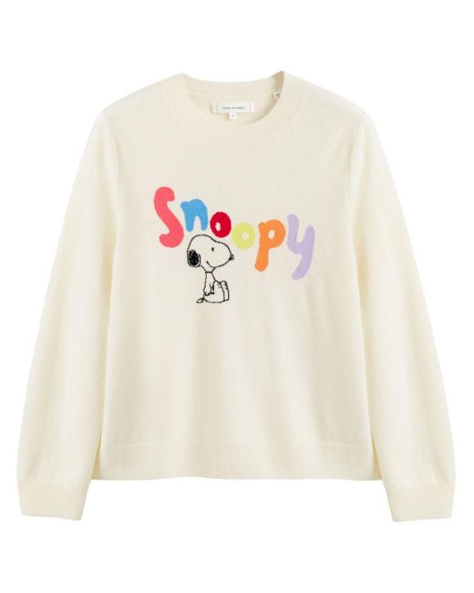 Chinti & Parker White Snoopy Jumper