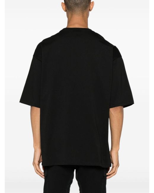 Thom Krom Black Pocket-detailed Cotton T-shirt for men