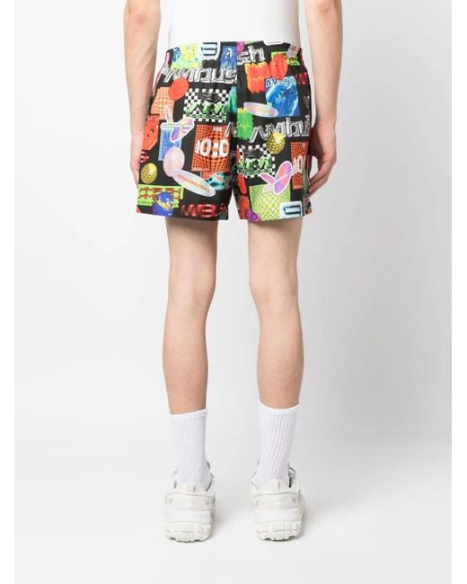 Ambush Blue Printed Shorts for men