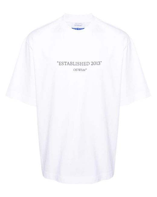 Off-White c/o Virgil Abloh Katoenen T-shirt in het White voor heren