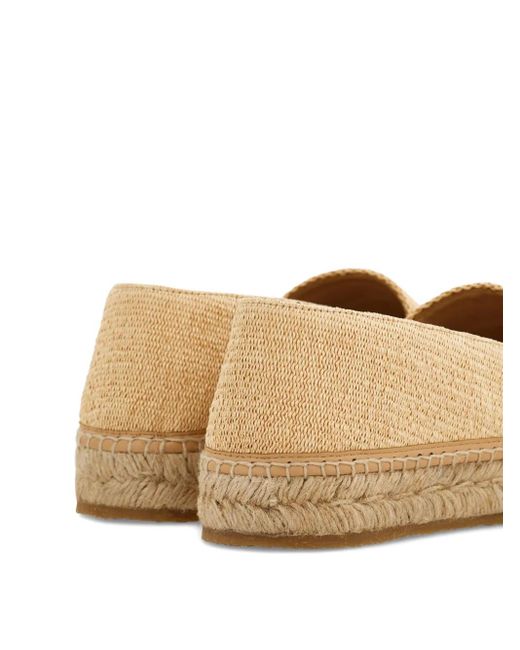 Ferragamo Natural Venna-Logo Espadrilles