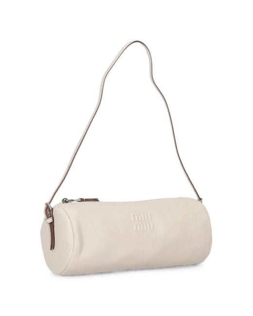 Miu Miu Natural Nappa Leather Pouch