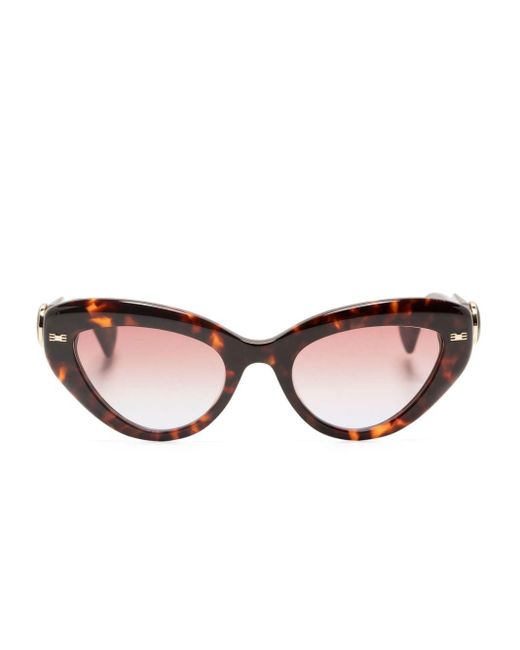Vivienne Westwood Cat-Eye-Sonnenbrille in Schildpattoptik in Natural für Herren