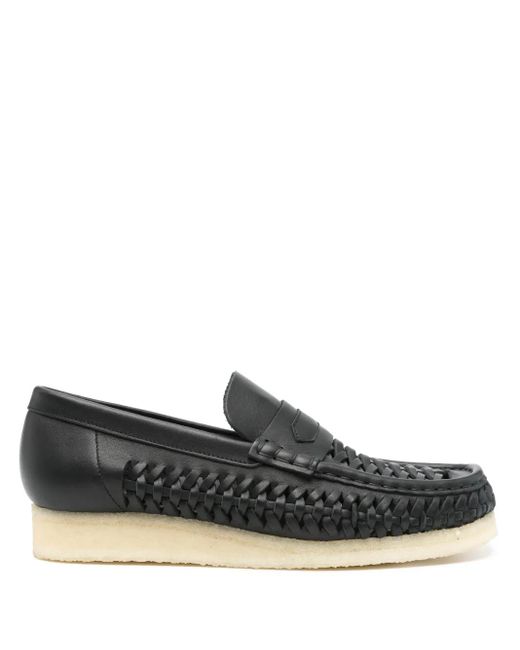 Clarks Black Penny Loafers for men