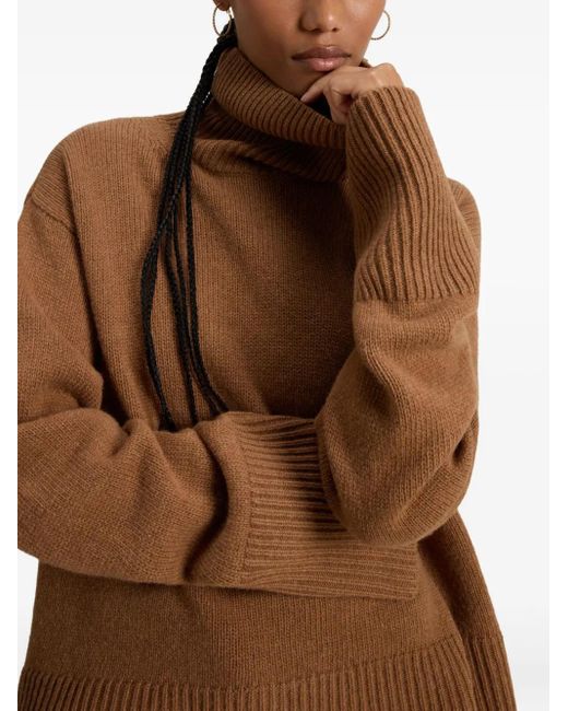 Woolrich タートルネック セーター Brown