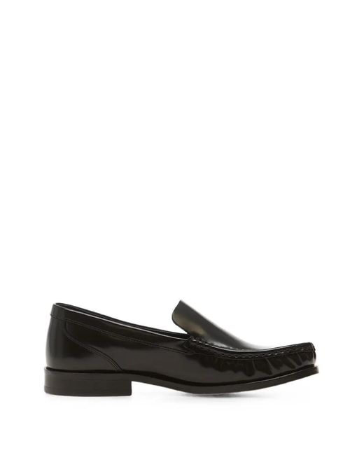 A.P.C. Black Leather Loafers for men