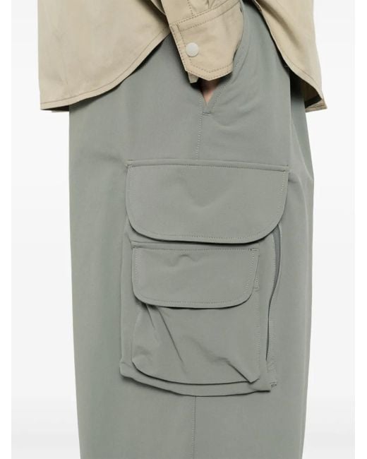Pantalones Cargo Con Cinturón Spoonyard de color Gray
