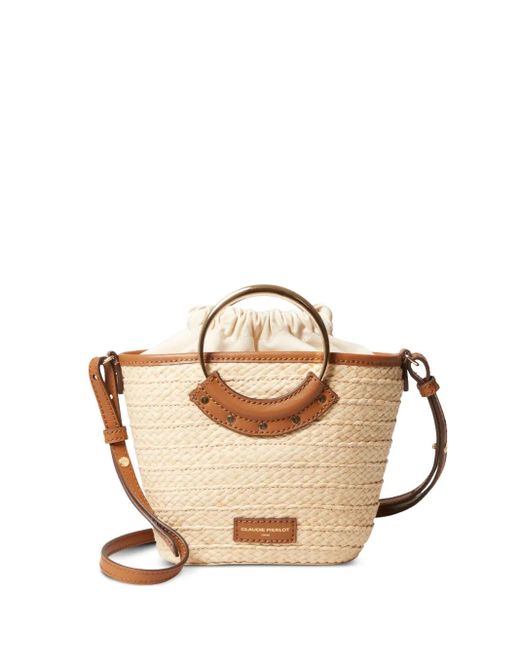 Claudie Pierlot ロゴパッチ バッグ Natural