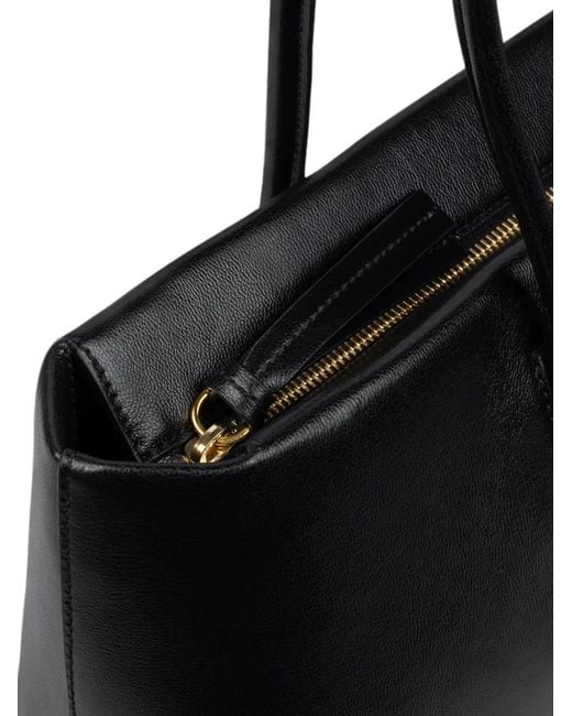 DeMellier London Black Stockholm Leather Shoulder Bag