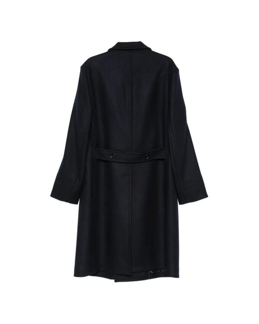 Tom Ford Black Double-Breasted Buttoned Coat for men