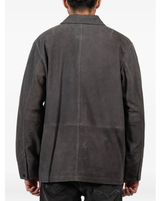 Rag & Bone Gray Graham Chore Buttoned Pocket Jacket for men