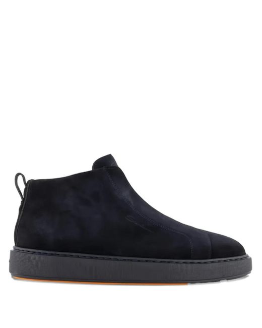 Santoni Stiefel aus Wildleder in Blue für Herren