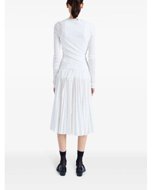Proenza Schouler White Roger Draped T-Shirt