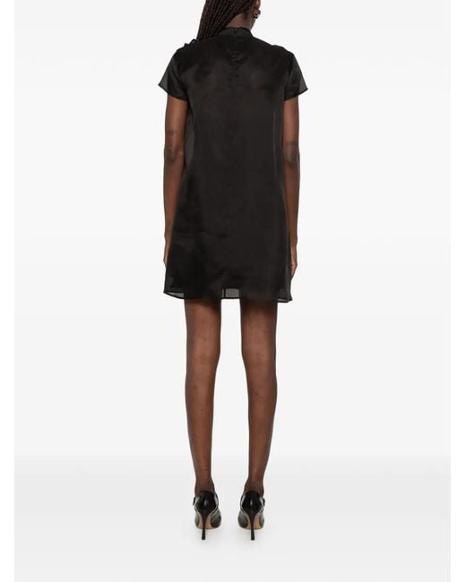 Viktor & Rolf Black Bow-Detail Mini Dress