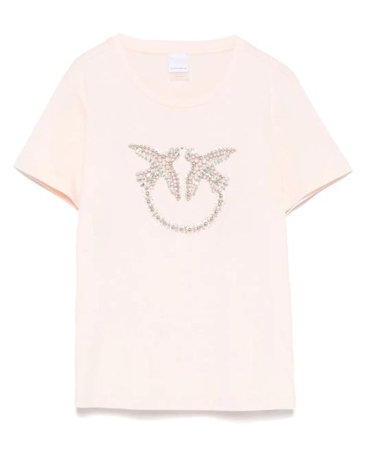 Pinko Pink Love Birds T-Shirt
