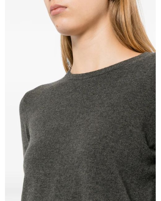 N.Peal Cashmere Gray Evie Sweater