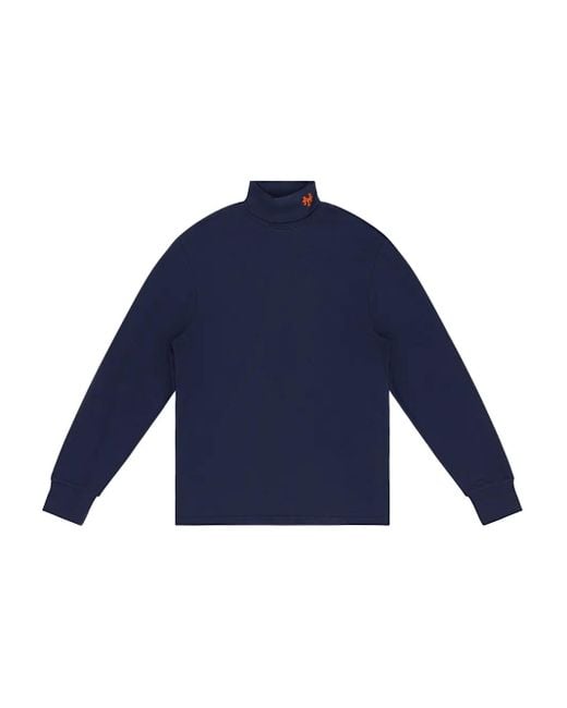Aimé Leon Dore Blue New York Mets Turtleneck Sweater for men