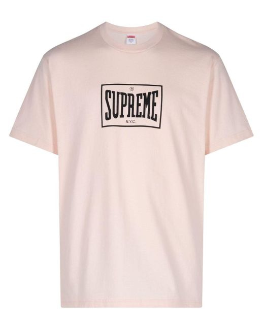 Camiseta Warm Up Pale Pink Supreme