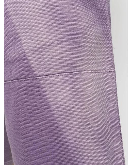Heron Preston Purple Faded Effect Bermuda Shorts for men