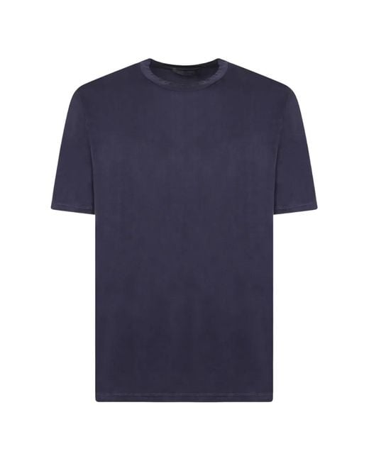 Daniele Fiesoli Blue Short-Sleeve T-Shirt for men