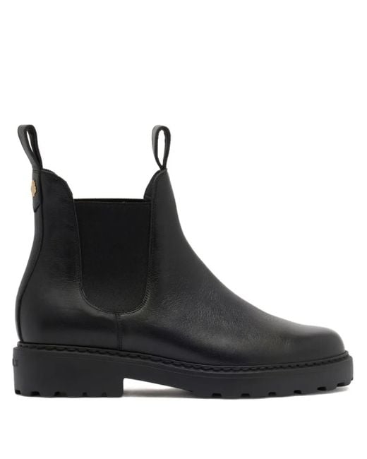 Bally Black Gusto Pull-Tab Boots