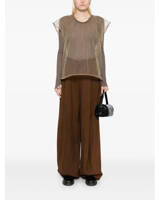 Uma Wang White Transparent Top