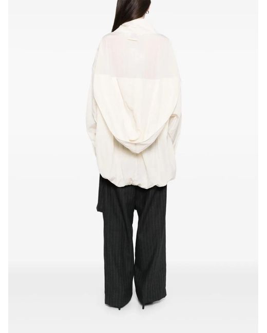 Jean Paul Gaultier White Layered Blouse