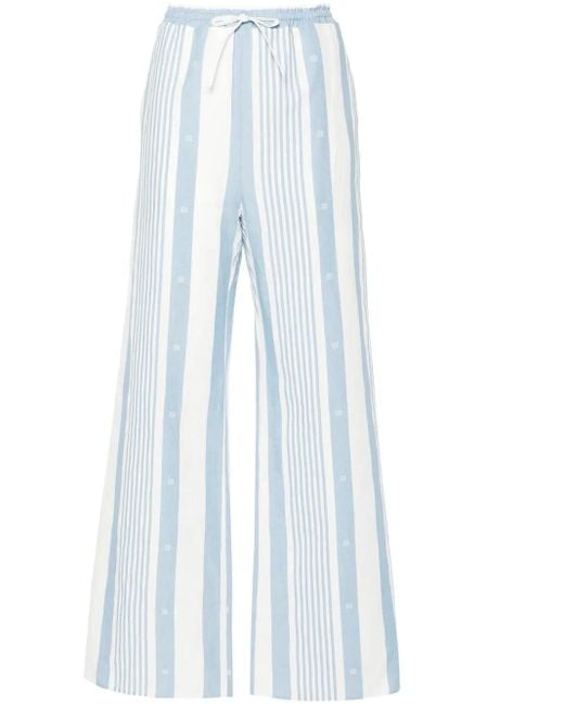 Givenchy Blue 4G Stripes Trousers