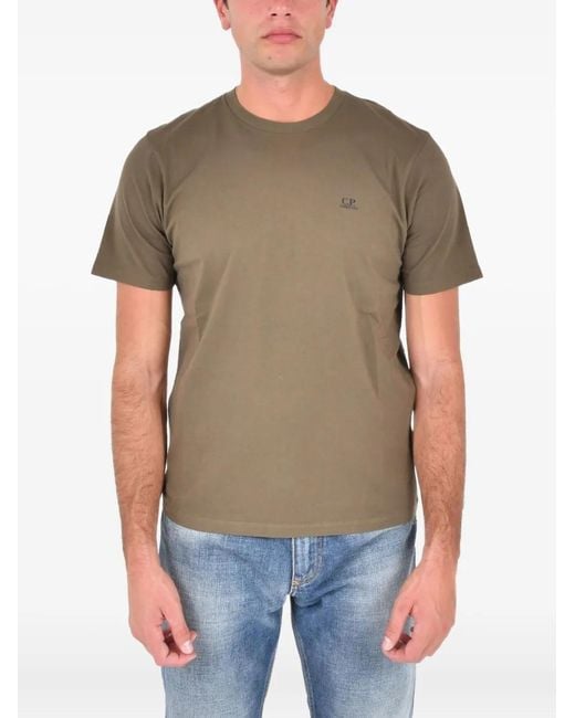 Camiseta con logo gráfico C P Company de hombre de color Gray