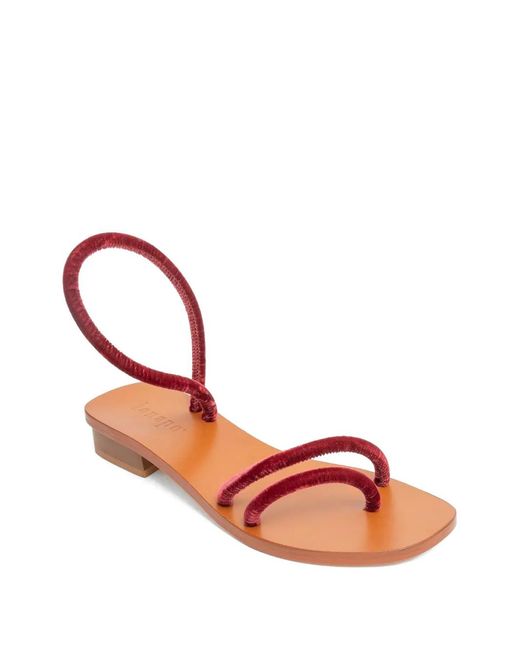 Lanapo Red Monterroso Sandals