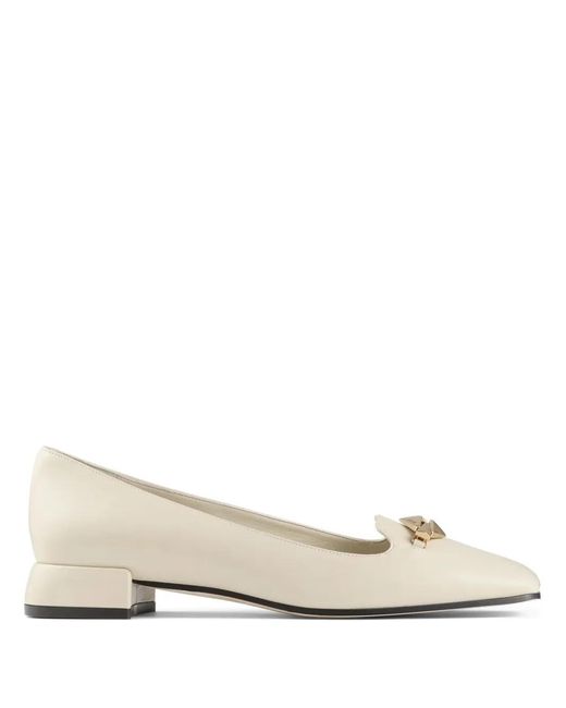 Jimmy Choo Natural Ravi Pumps