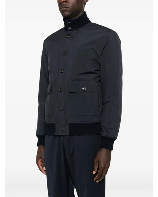 Valstar Blue Button-Fastening Flap-Pocket Jacket for men