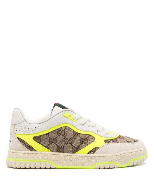 Gucci Multicolor Re-Web Gg-Canvas Sneakers for men