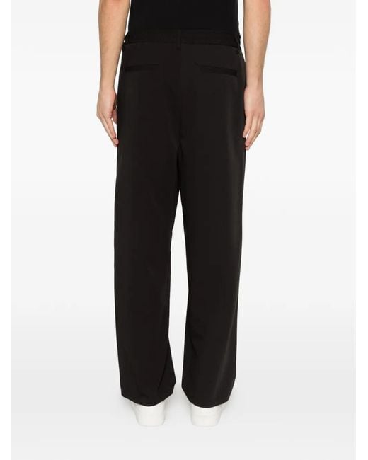 Imperial Black Pleated Trousers for men
